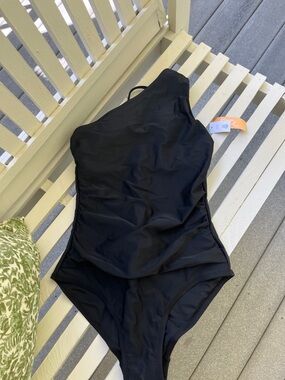 Kona sol one piece one shoulder swim suit